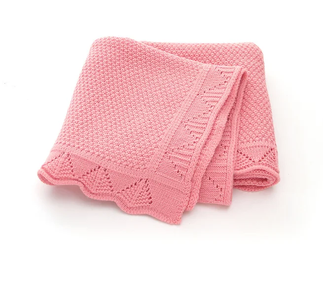 Personalized Baby Knit Blanket - Custom Embroidered Name Super Soft 32x42 Inch Toddler Blanket