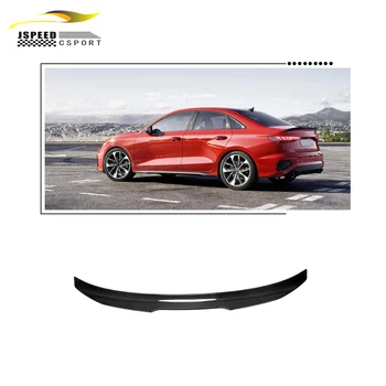 Audi A3 S3 RS3 Sedan Carbon Fibre Rear Trunk Spoiler Wing | 2021–2023 | 3K Twill Weave | Gloss Black | No-Drill Fitment