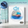 Compact Dryer, 120V Portable Clothes Laundry Dryer with Stainless Steel Inner Tub, Electric Dryer Machine for Small Space 4