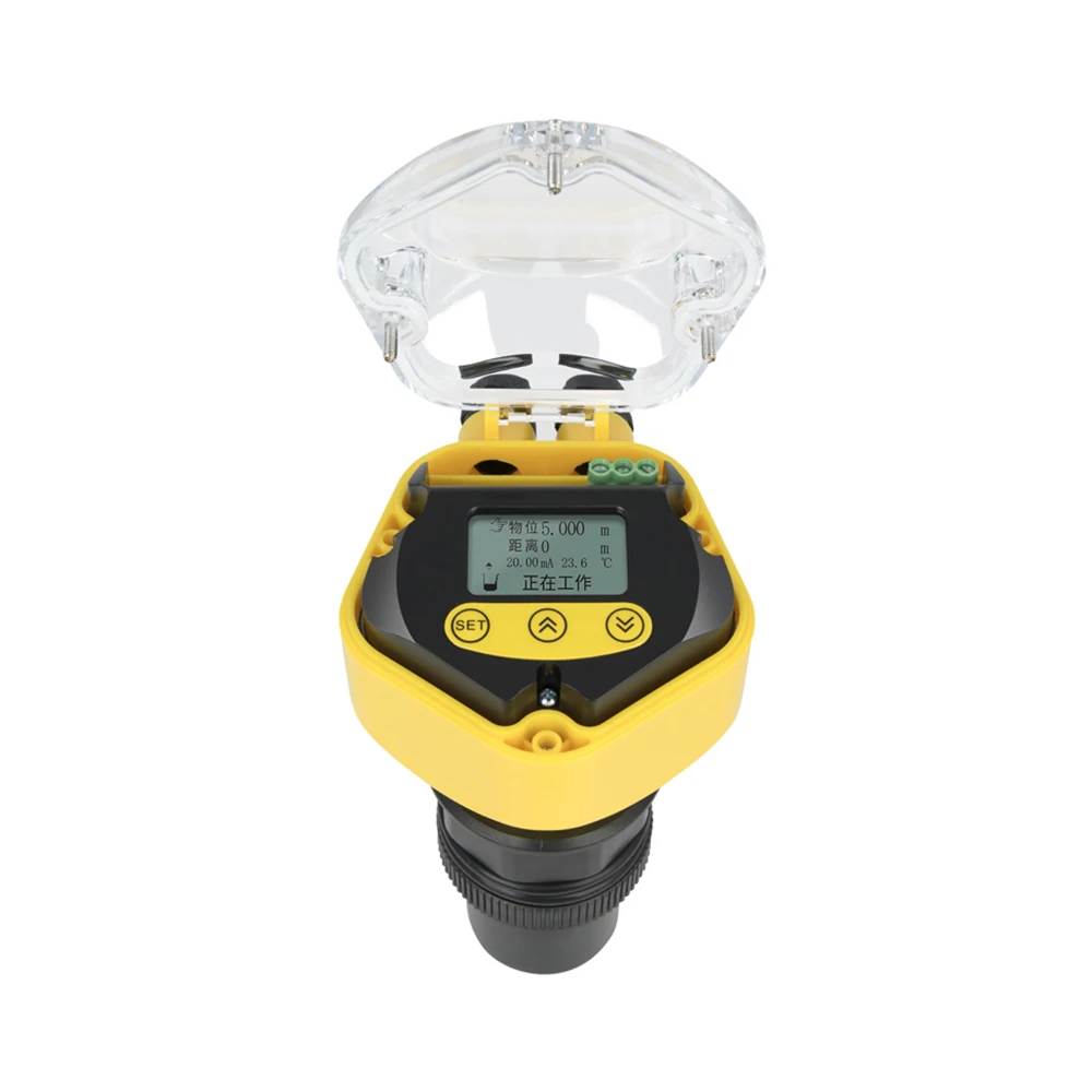 

Enhanced Integrated-Type Ultrasonic Water Level Gauge Meter 4-20mA RS485(Optional) Fuel Liquid Sensor Non-Contact Transmitter