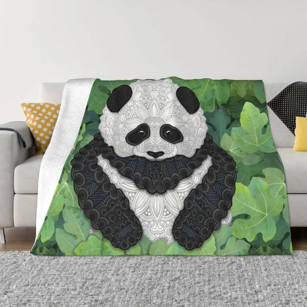 

Little Panda Throw Blanket Plaid Sofas Blankets