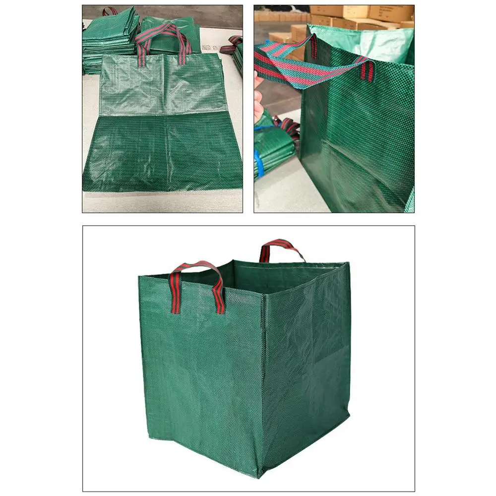 Description Picture 2 of itemLeaf Bags Reusable 125/270L Lawn Bags Garden Clippings Bags Yard Trash Bags Harvest Straw Bags Leaf Collector Lawn Bags