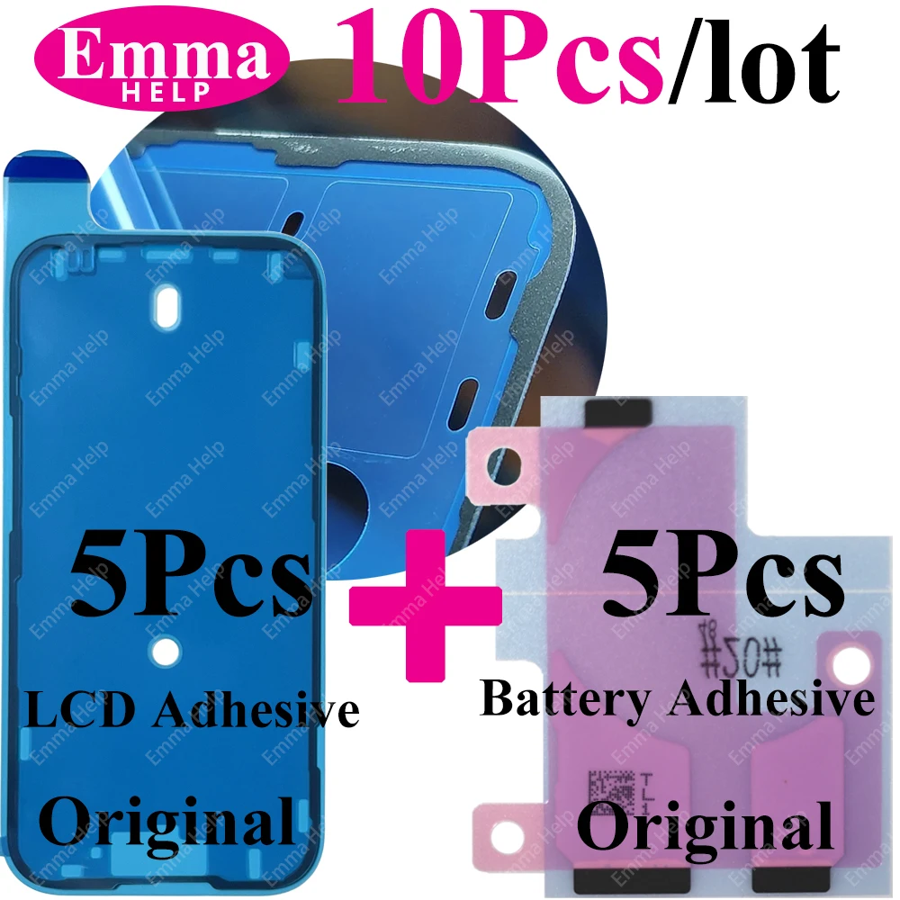 Cell Phone Parts 10pcs Waterproof Sticker For iPhone 12 13 14 15 Plus Max