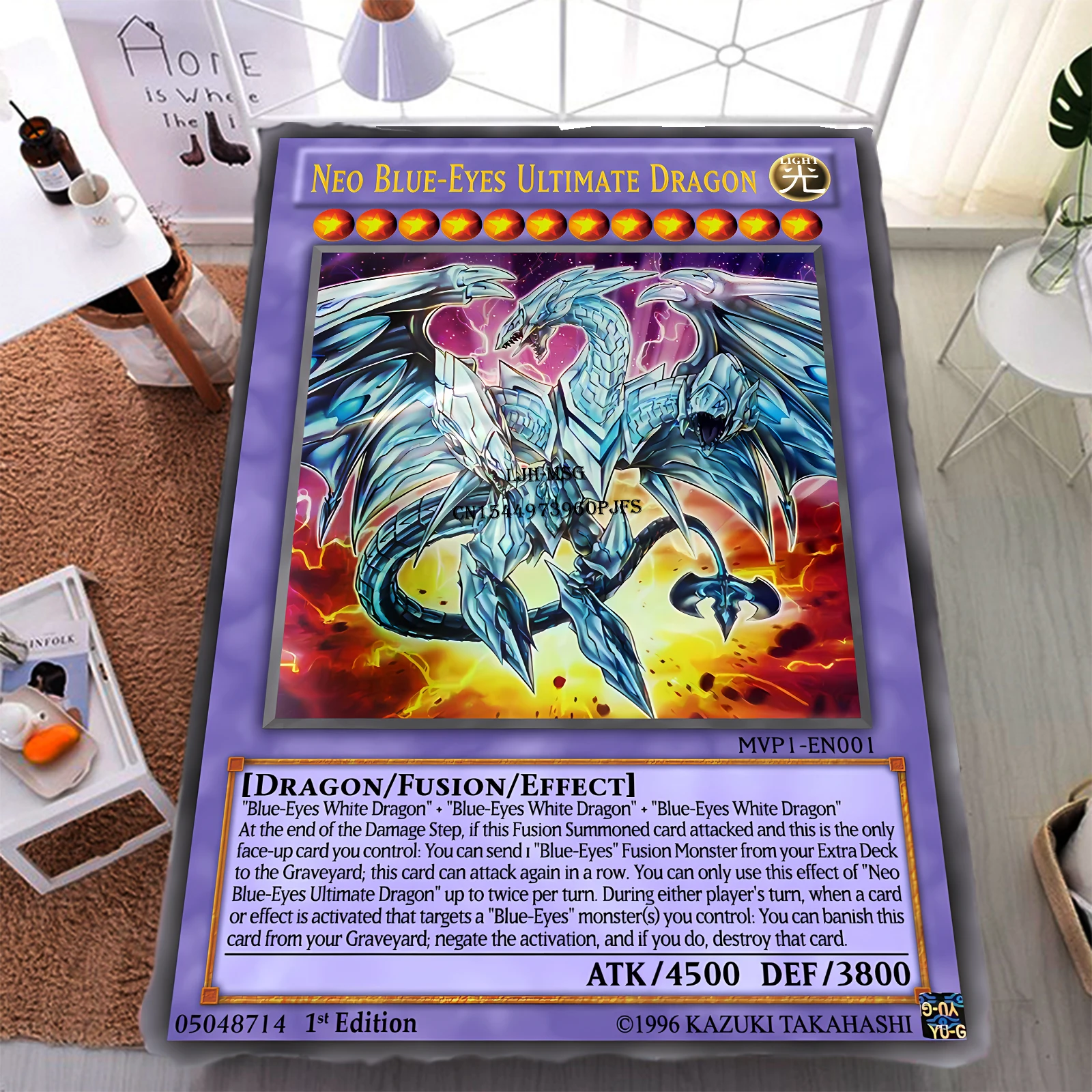

Yu-Gi-Oh Card Super Soft Flannel Throw Blanket Lightweight Air Conditioner Blanket Anime Cooling Summer Blanket Dragon Blanket