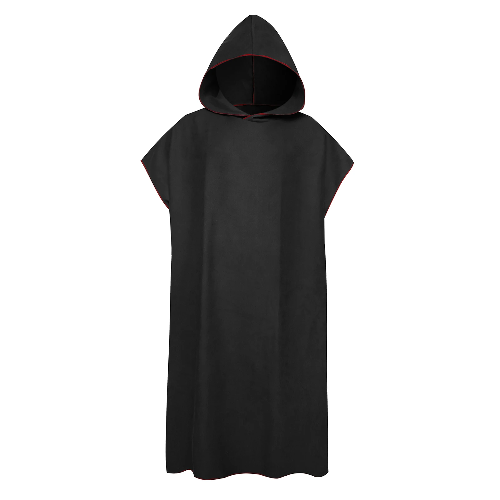 JEMIDI Accappatoio Poncho Surf Donna Uomo - Poncho Mare Adulto - Asciugamano con Cappuccio e Tasca Frontale - per Cambiarsi - Adatto a Sauna Piscina Palestra - 100% Cotone