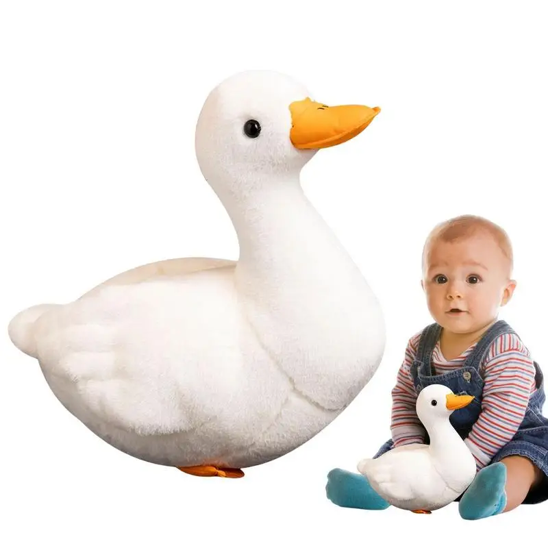 Realistic Cole's Duck Stuffed Animal 9.84in Simulation Animal Doll Toys pillow White Call  Doll Plush Toys As Gift For Your Kids barry white put me in your mix disco fever 1 cd