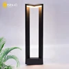 LED 12W Outdoor Landscape Path Lights Black IP65 Waterproof Lawn Post Light Fixture for Lawn Patio Courtyard Driveway Decoration 4