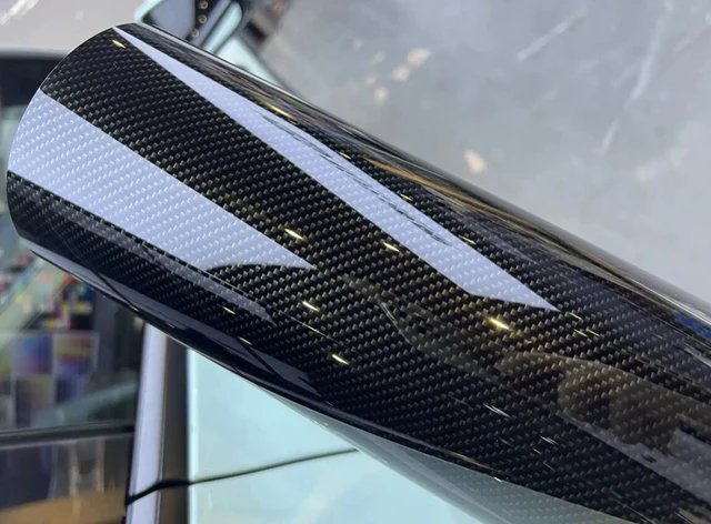 2022 neue Ankunft Schwarz Glanz PET 5D Carbon Fiber Vinyl Wrap folie  Aufkleber mit Air Release Technologie Auto Styling Aufkleber decals -  AliExpress