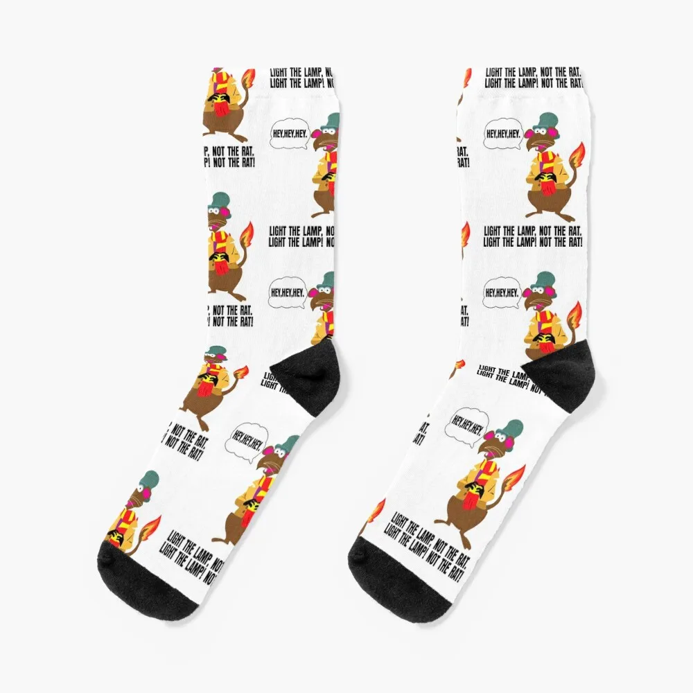 Light The lamp ! Not The Rat ! Socks socks aesthetic socks cotton Socks Men Women's