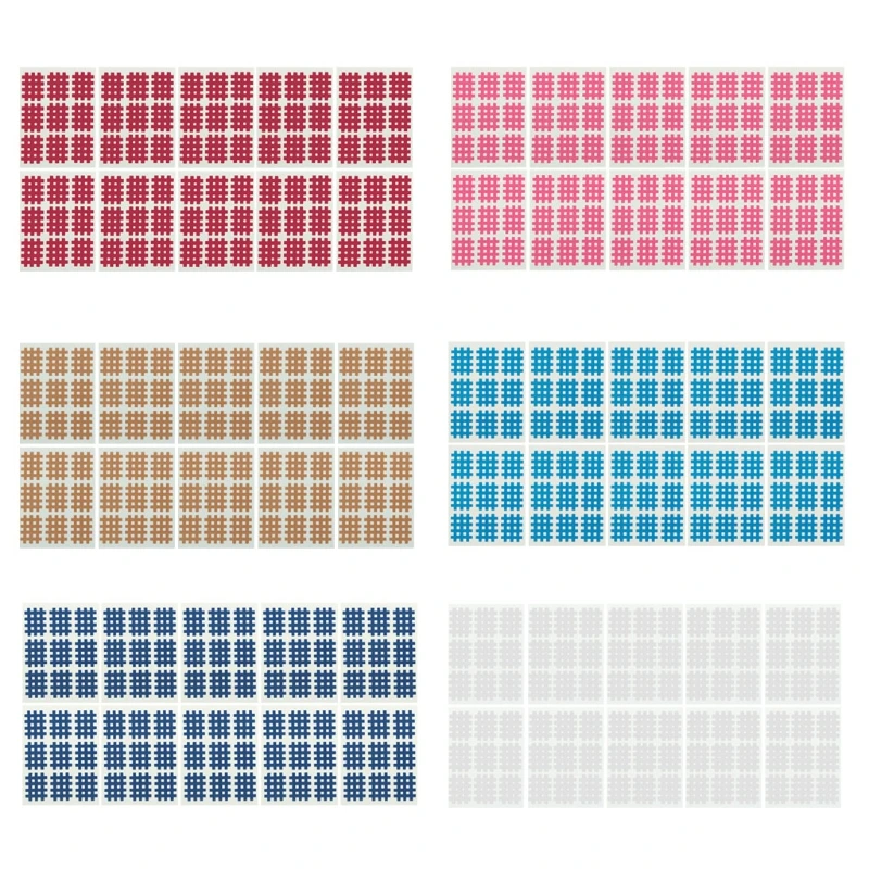 25Uc 10 Pezzi/Foglio Per Nastro Kinesiologico Adesivo, Nastro Elastico, T Per Fisioterapia