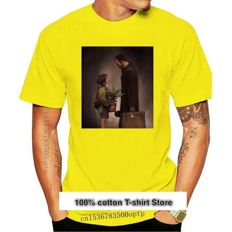 

Camiseta profesional de León para hombre y mujer, camisa Unisex de película de Jean y Reno, de verano, 756