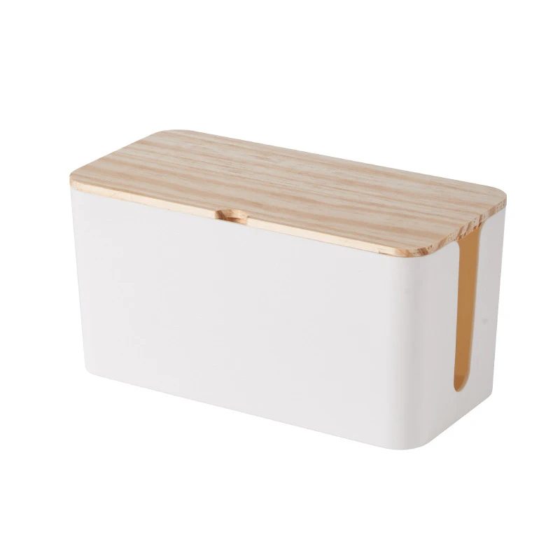 Network Line Storage Bin Charger Wire Management Cable Storage Box Power Strip Wire Case Anti Dust Charger Socket Organizer