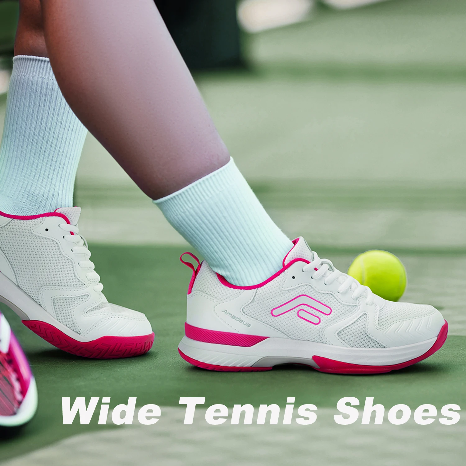 FitVilleWidePickleballShoesforWomenTennisShoesSneakersforAll
