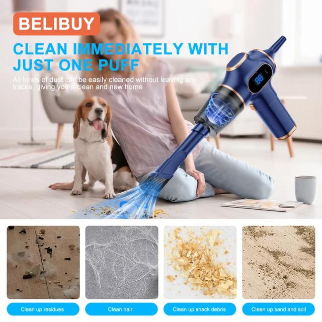 BELIBUY Wireless Car Vacuum Cleaner Home Appliance Sofa Cleaning Machine High-Power Household Carpet Cleaner Mini Vacuum Cleaner 2