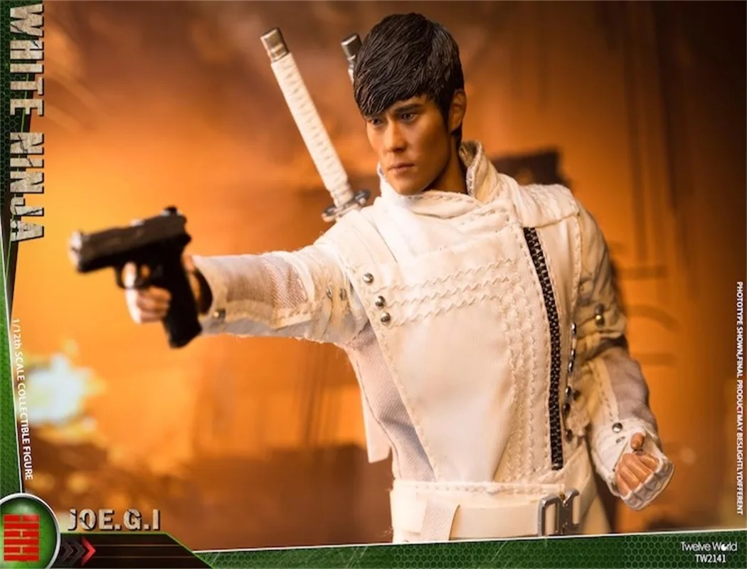 TWTOYS TW2141 1/12 Soldier White Ninja Full Set 6