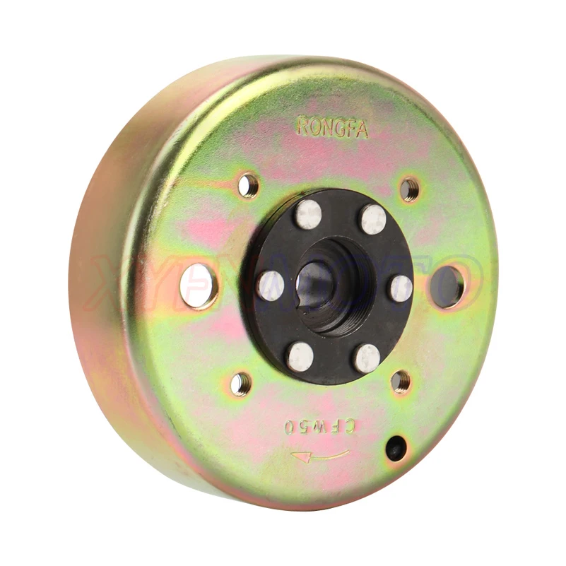 Magneto Rotor Flywheel for GY6 49cc 50cc 139QMB 139QMA Scooter Moped ATV Go-Kart Engine (8 poles)