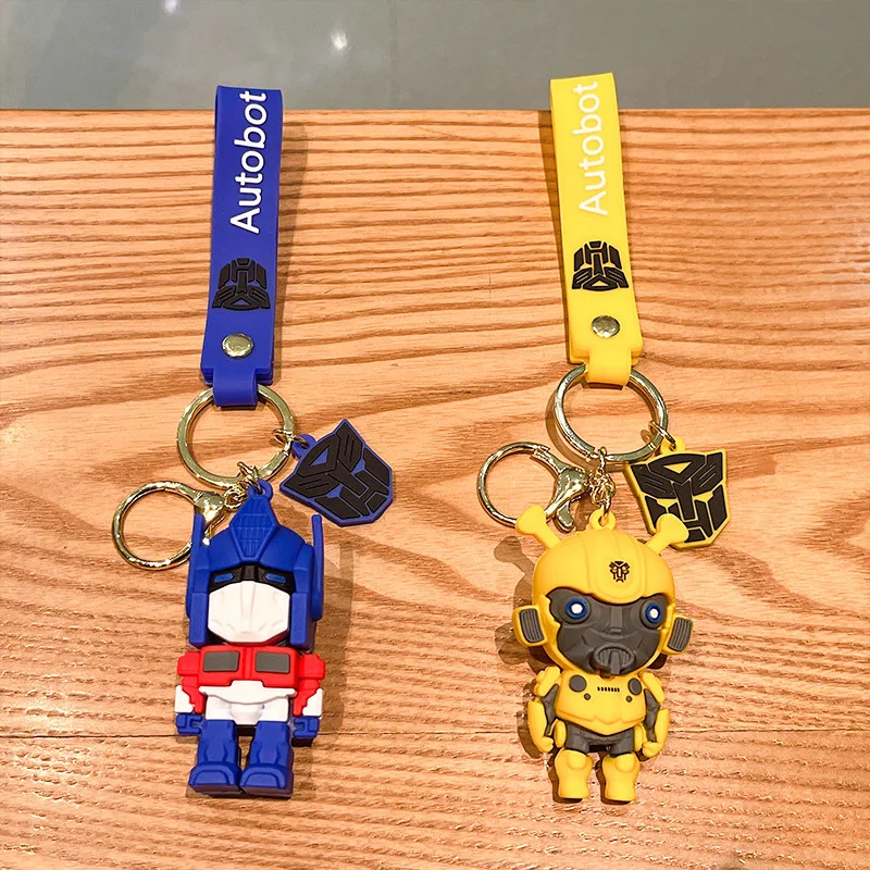 漫画のキャラクターの形をしたキーホルダー,シリコン
