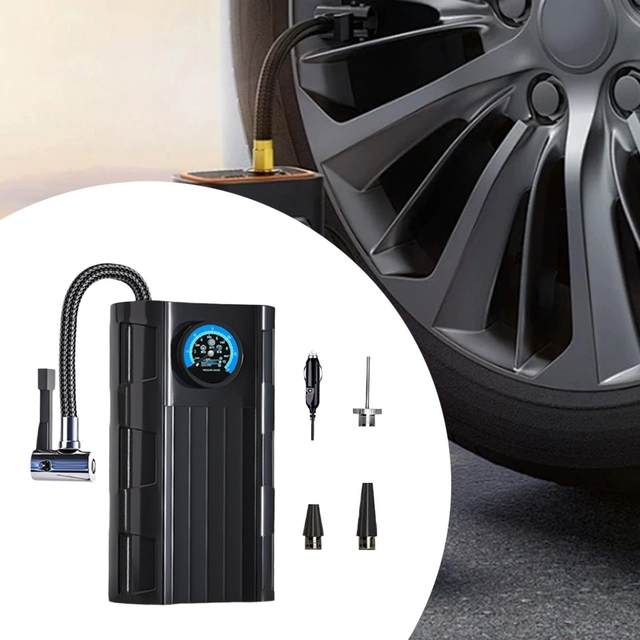 Car Tire Inflator Multifunctional Stable Performance Vehicle Accessories Plug and Play 12V Air Pump for Tires for Bike Ball