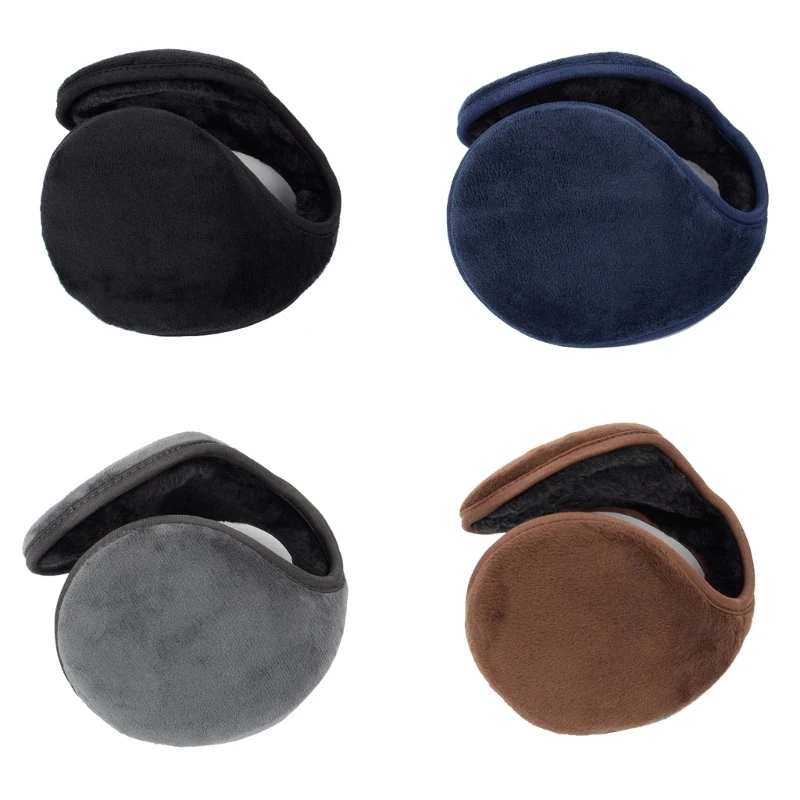 

Soft Plush Thicken Ear Warmer Women Men Cold Proof Winter Earmuffs Solid Color