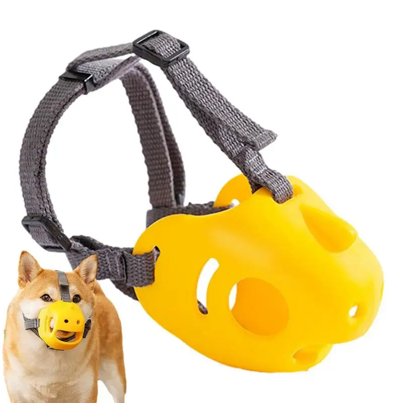 

1pcs Anti Barking Dog Muzzle For Small Large Dogs Adjustable Mesh Breathable Pet Mouth Muzzles With Straps Pet Dog Accessories