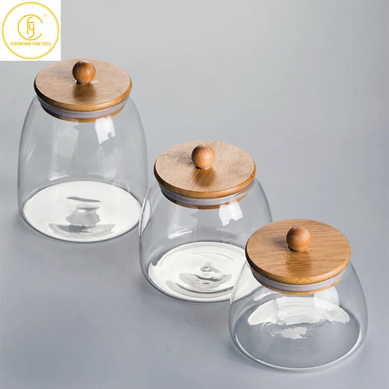Glass Storage Containers Kitchen Borosilicate Food Storage Container