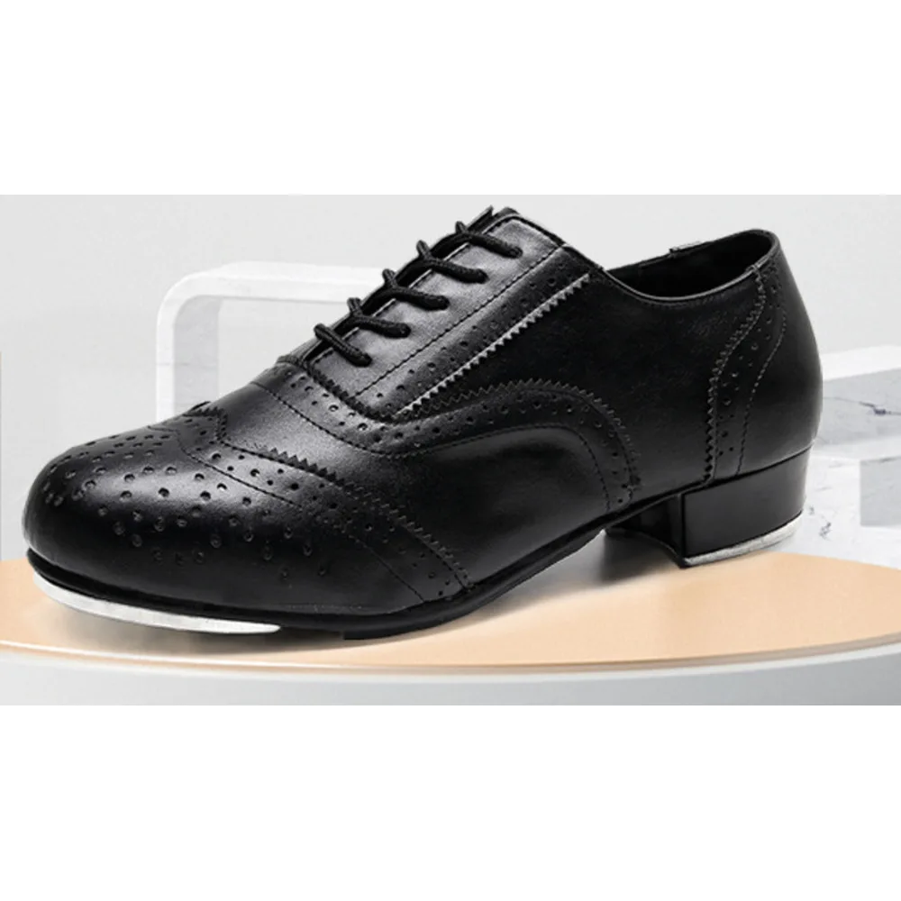 Vyriški laisvalaikio Oksfordo sintetinės odos odiniai sparnuoti užsegami lauko batai_voghion.com