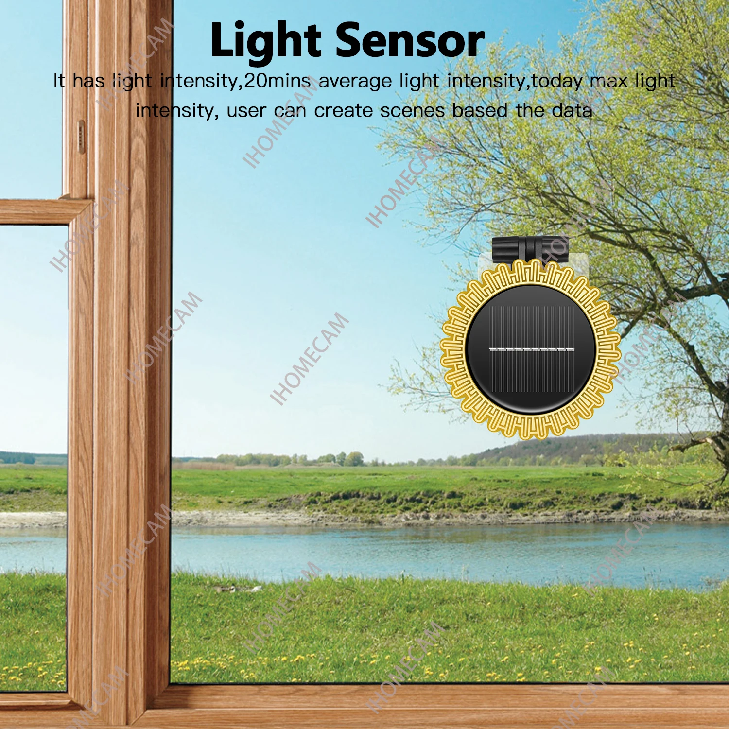 Tuya Smart Zigbee Sunlight Rain Sensor Solar Charging Real-time Rainwater Detect