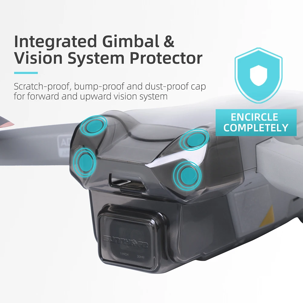 Lens Hood Gimbal Protective Cap Anti Dust Cover Portable Drone Supplies Gimbal Camera Cover Case for DJI Air 2S Drone