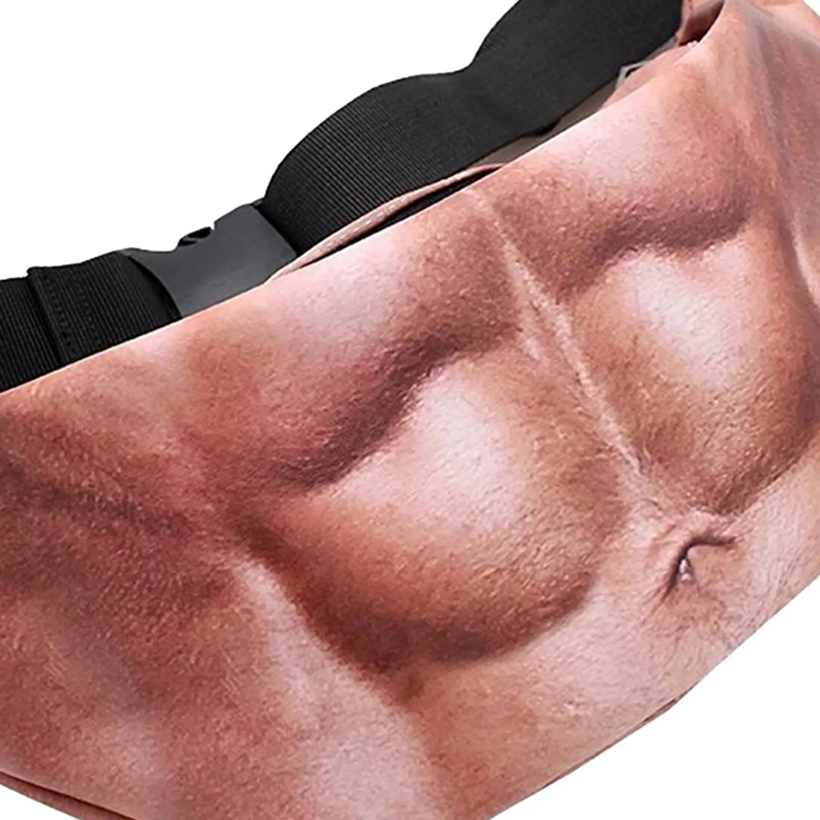 3D Belly Waist Bag Trendy Handbag Purse Casual Novelty Large Capacity Dad Bag for Running Father`s Day Sport Men Women Gifts