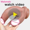 1:1 Man Model Dildo Big Silicone Penis Skin Feel Suction Cup Thick Cock Anal Adult Toy for Women Vaginal Masturbate Small Dick 1