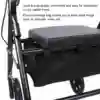 4 Wheeled Walker Rollator Wheelchair Frame Replacement Storage Bag Wheelchair Frame Storage Bag Walker Bag Wheelchair Frame Bag 3