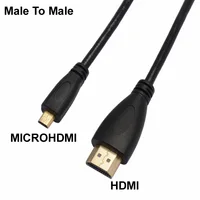 HDMI-Compatible To HDMI MiniHdmi MicroHdmi Mini Micro Male Gold Plated V1.4 1080p 4k 3D video Audio cables 1M 2M 3M 5M 10M 15M - Image 5