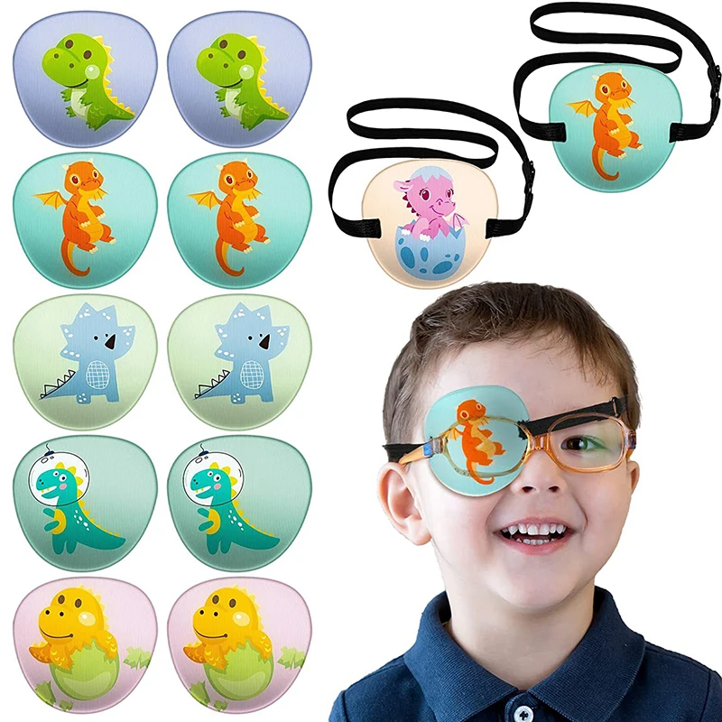 

1Pc Child Occlusion Medical Eye Patch Obscure Astigmatism Training Eyeshade Amblyopia Eye Patches Cosplay Pirate Multiple Use