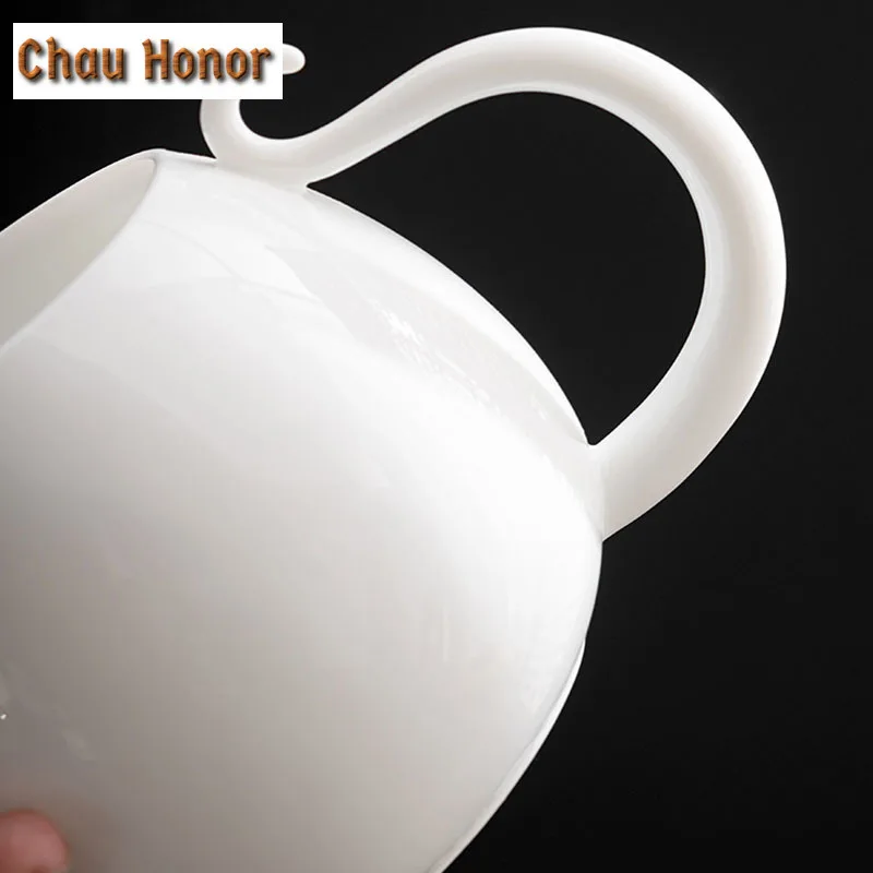 270ml Sweet White Porcelain Tea Pitcher Tea Maker Fair Cup Household Justice Cup Divide Tea Chahai Kung Fu Tea Set Accessories