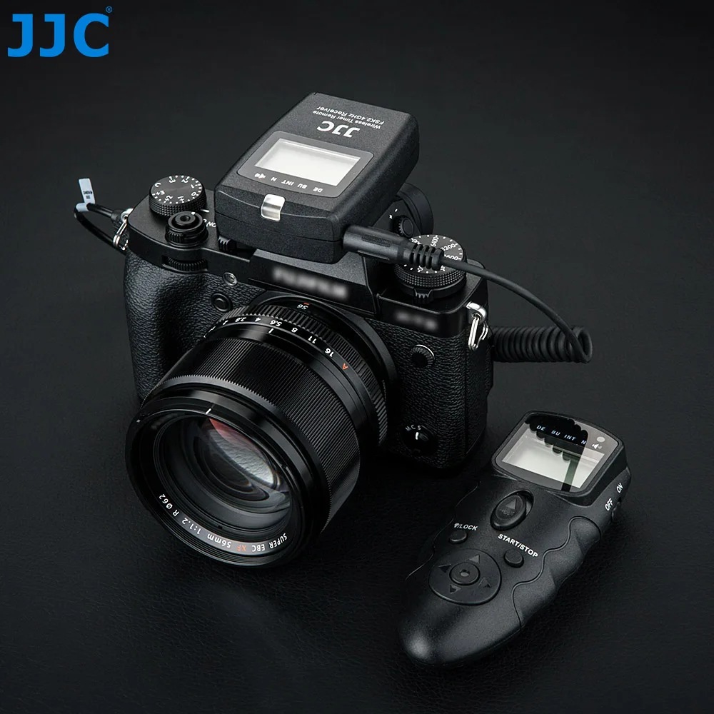 

JJC RF Wireless Timer Remote Control 2.4GHz 56 Channels for Canon EOS R8 R50 R7 R10 R R6 RP Ra 250D 200D 90D 80D M5 M6 Pentax