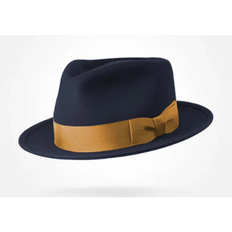 SombrerodeFieltrodeLanaEstiloJazzVersátil,Cálido,deAlaAnchayCopaCónicaparaOtoñoeInvierno,DiseñoOriginal,EstiloBritánico,alaModa-AliExpress200000297