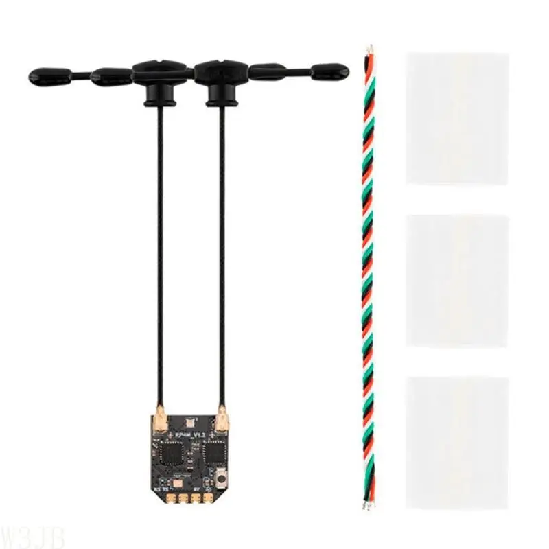 W3JB RP4TD-M ExpressLRS 2,4 GHz Doppelantennenempfänger für zuverlässige Drohnen EasyTransmission – Detail 1
