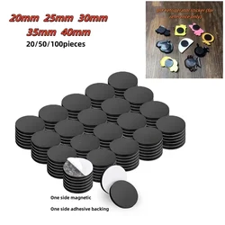 Versatile Self - Adhesive Round Magnetic Sheets for DIY and Refrigerator Use (QTY - 50pcs)