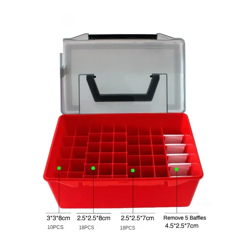 

Fishing Storage Boxes Minnow Squid Jig Sea Egi Box Hard Bait Container Plastic Organizer Lure Tool Storage Case Fishing Tackle