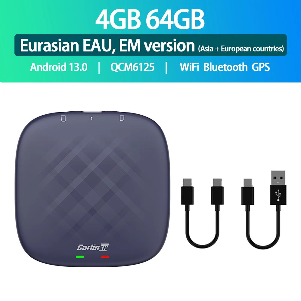 2023 Carlinkit CPC200-Tbox Plus Carplay AI Box Android 13 8+