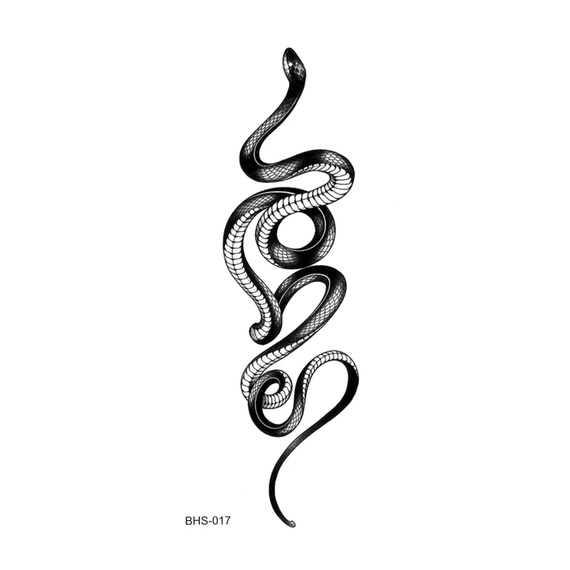 34 Stile Schlangen Wasserdicht Temporäre Tattoos Fake Tattoo Schönheit Tiere Flash Tattoo Aufkleber – Detail 34
