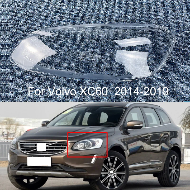 For Volvo XC60 2009-2013 Transparent Lampshade Headlamp Cover Lamp Shade  Headlight Shell Lens Plexiglass Car Accessories - AliExpress