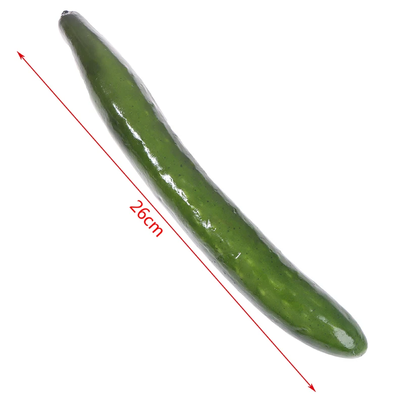 1pcLifelikeSimulationCucumberFakeVegetablePropsHomeKitchen