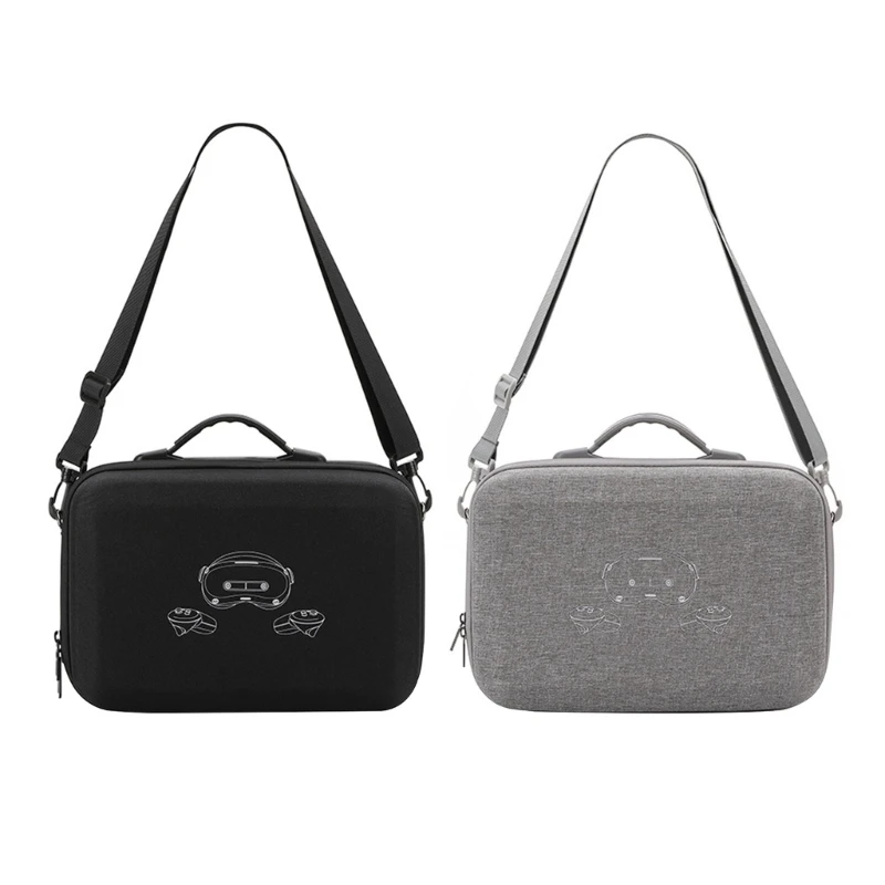 Compact and Durable Travel VR Carrying Case with Shockproof EVA Protection and Convenient Handle
