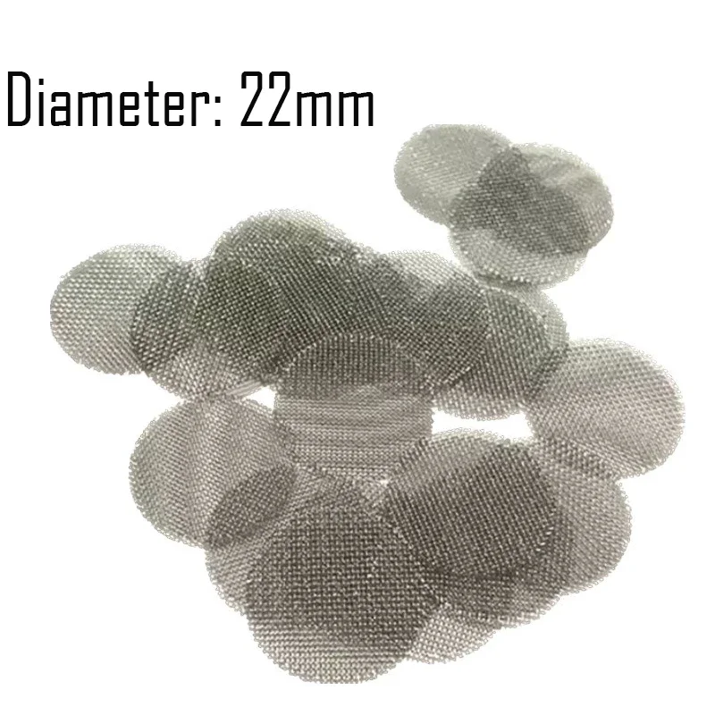 Stainless Steel Tobacco Pipe Filters - Mesh Screens