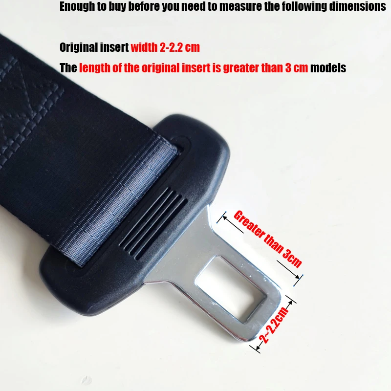 Universal Car Seat Belt Lock Camlock Belt Buckle Socket Plug Connector Accessories