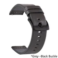 Gray black buckle