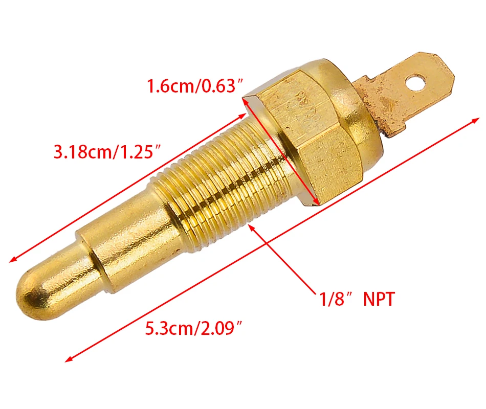Motor kühl ventilator Thermo thermostat Temperatur sensor Schalter 1/8 "npt Grad auf Grad aus universell hochwertig neu – Detail 3