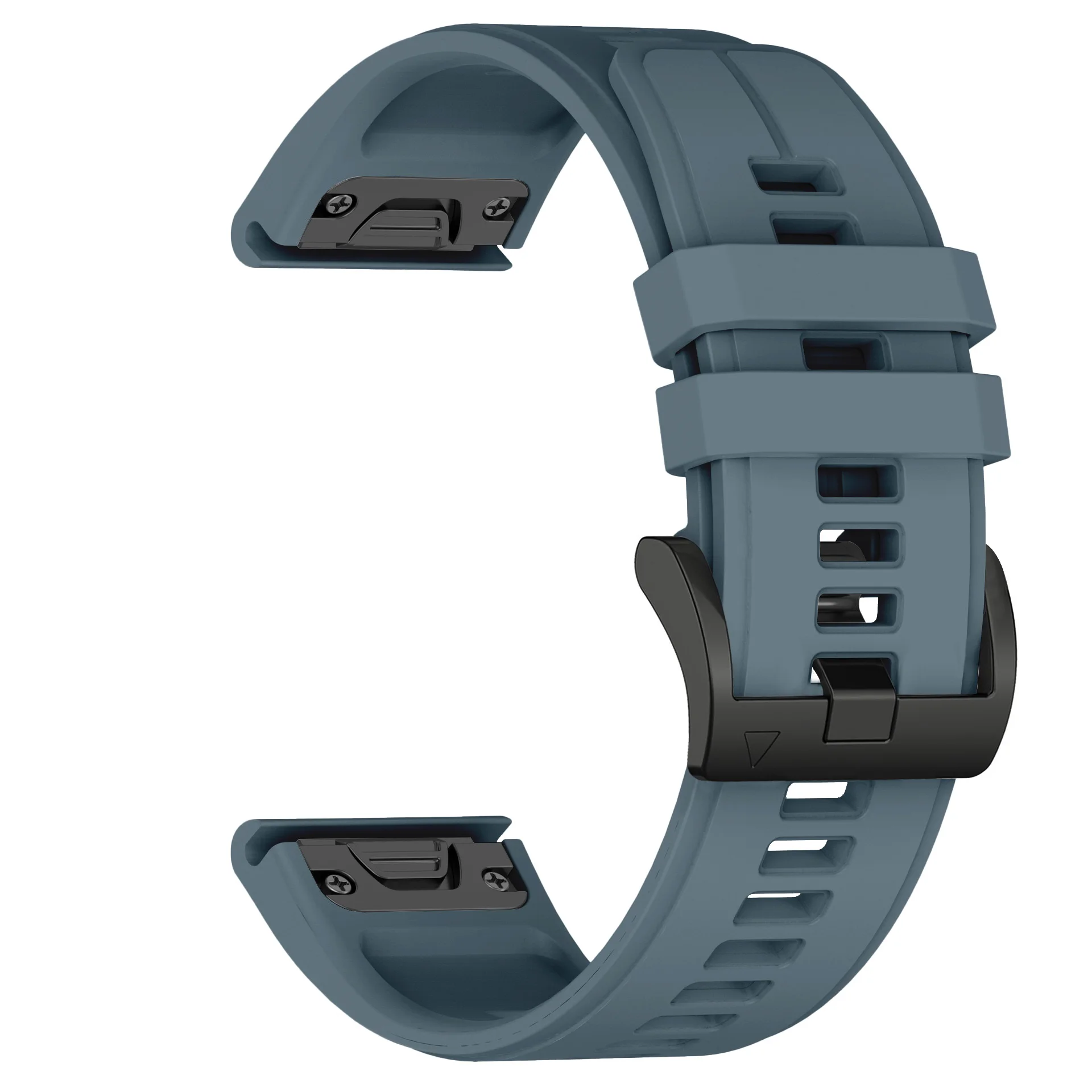 Breathable and Lightweight Quick Fit 22mm Silicone Watch Strap