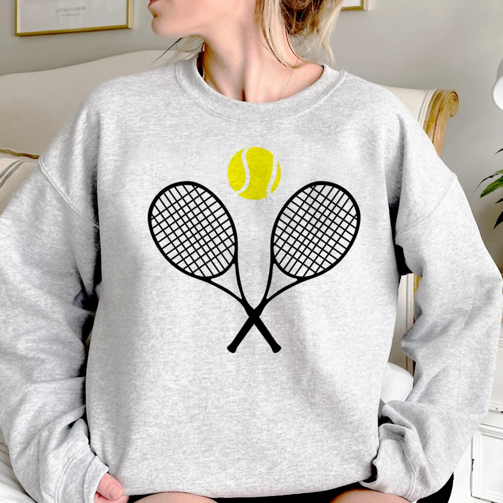 

Tennis hoodies women harajuku aesthetic long sleeve top pulls female Winter sweater